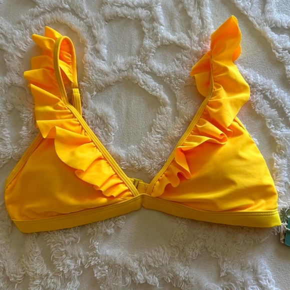 Yellow Ruffle Bikini Set - Picture 2 of 2